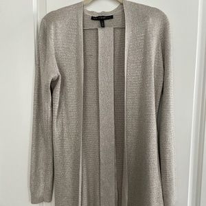 Taupe Long Cardigan